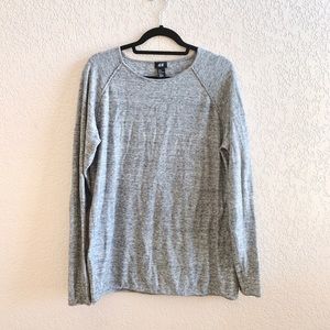 Mens H&M Grey Long Sleeve Shirt / Sweater